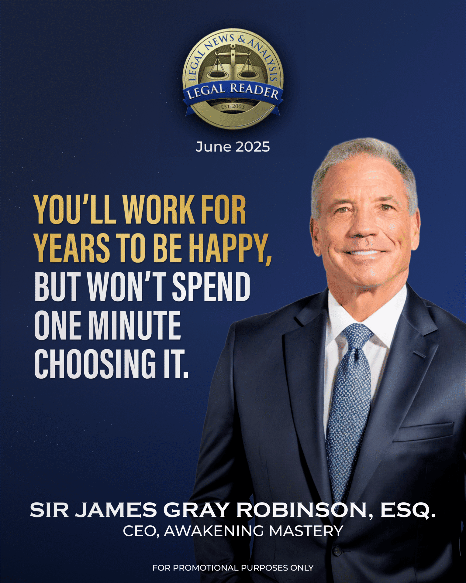 You’ll Work For Years To Be Happy But Won’t Spend One Minute Choosing It